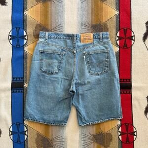Vintage Men’s Levi’s 550 Denim Jean Shorts Size 36 11” Relaxed Fit Made In USA